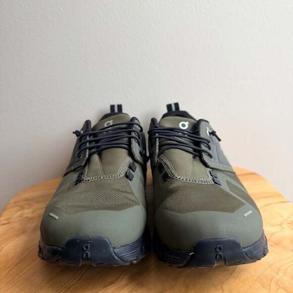 On Cloud 5 Waterproof Women's Running  Sneakers Olive Black Size 7 - Picture 3 of 8
